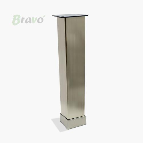 Ніжка меблева Bravo Tower 40*40*200, інокс