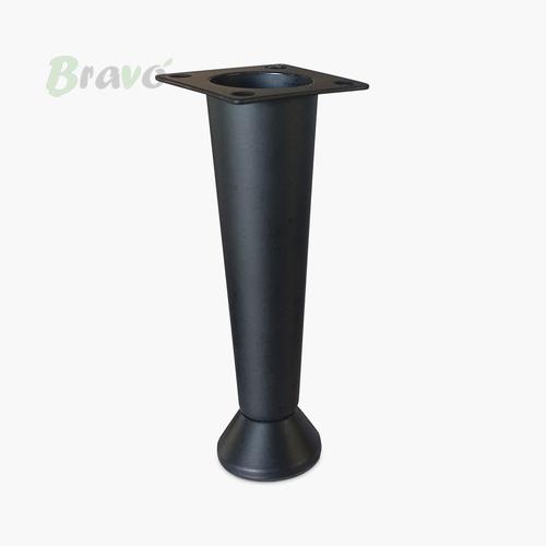 Ніжка меблева Bravo Cone 120, чорна