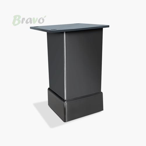 Ніжка меблева Bravo Tower 40*40*80, антрацит